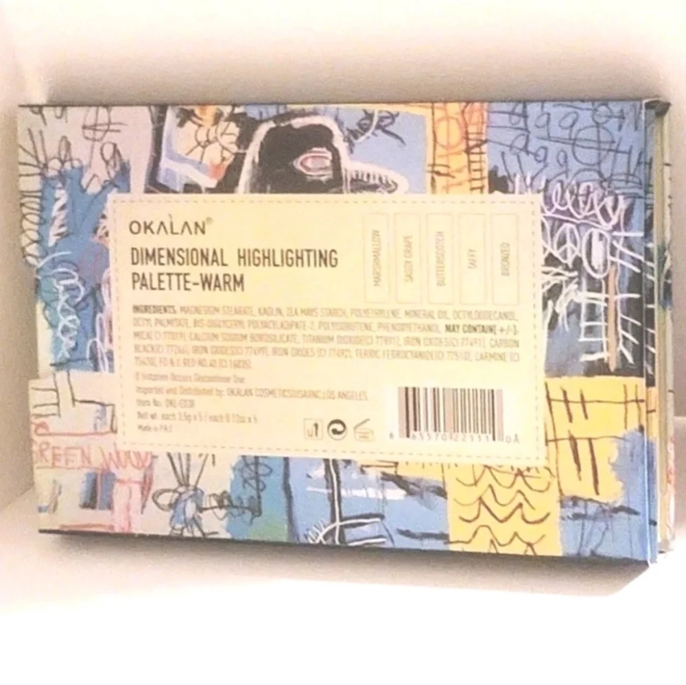 Natural Color Dimensional Highlighting Palette Warm Makeup - Picture 9 of 9